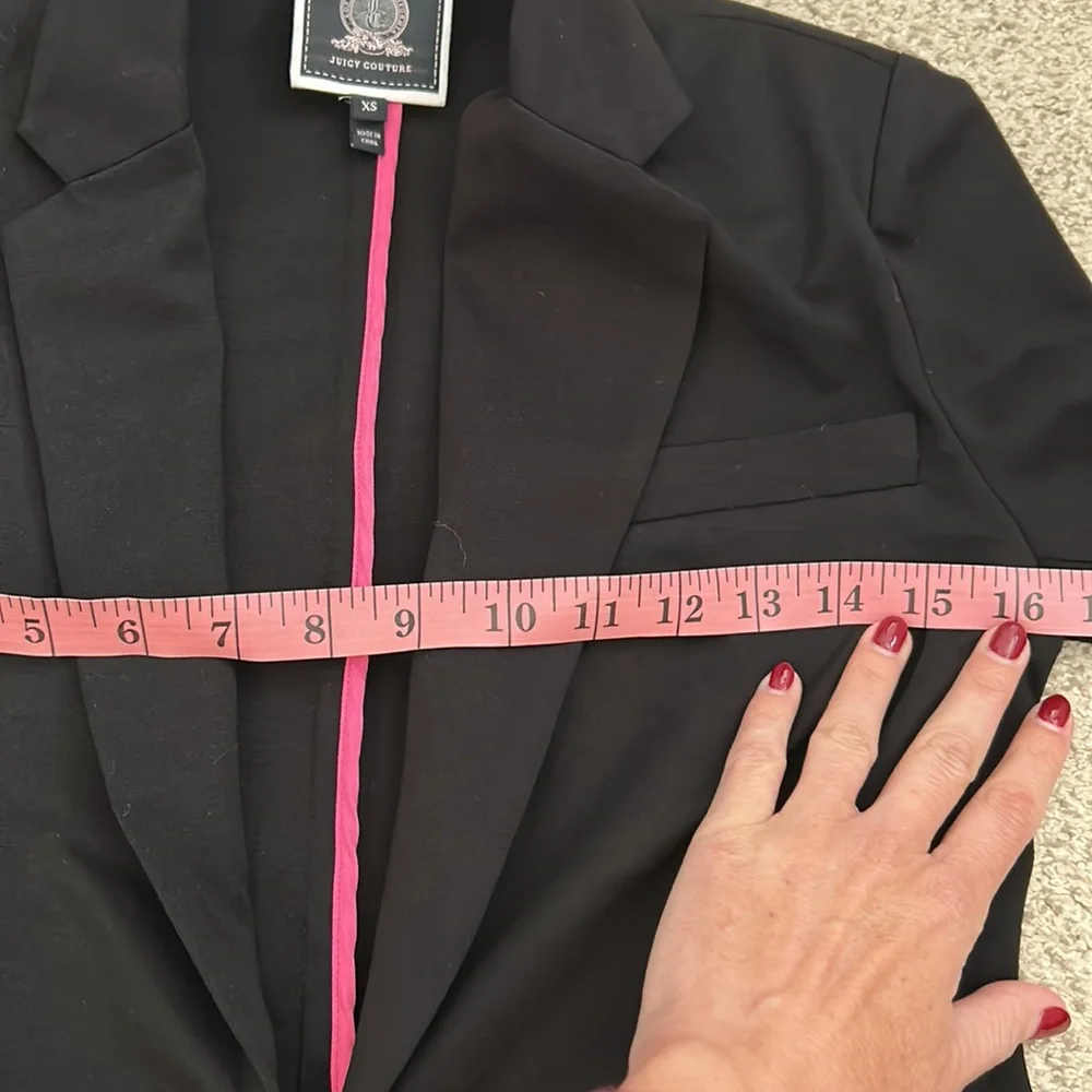 🌟NBW Juicy Couture Black Blazer, XS🌟 - Picture 11 of 12